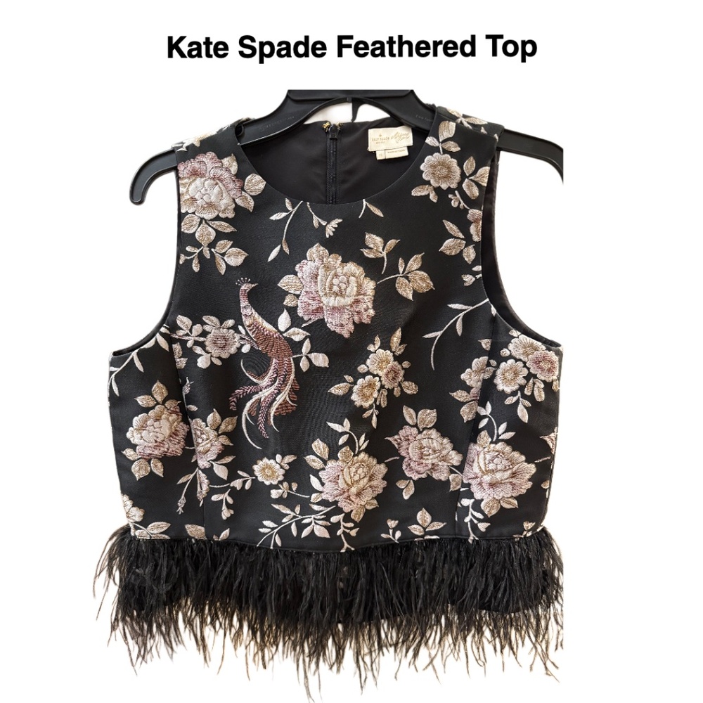 Kate Spade Feathered Top